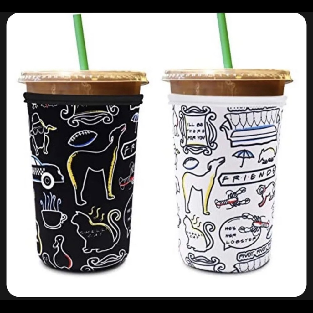 FRIENDS reusable iced beverage sleeves